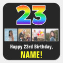 Search for twenty three stickers 23rd birthday