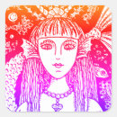 Search for black mermaid stickers Rainbow