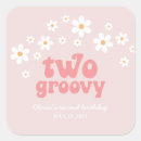 Search for girls second birthday stickers Pink