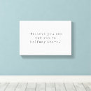 Search for black white canvas prints Quote
