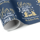 Search for catholic christmas wrapping paper Gold