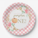 Search for pumpkin plates First birthday