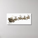 Search for santa sleigh art Vintage