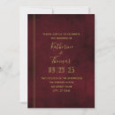 Search for red velvet invitations Elegant