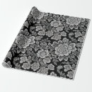 Search for black lace wrapping paper Flowers