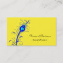 Search for peacock business cards Girly