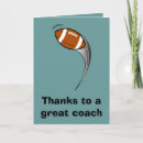 Search for football coach thank you cards Season