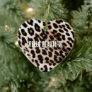 Search for snow leopard christmas tree decorations For her