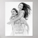 Search for modern minimalist wedding posters Thank you