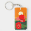 Search for field rectangular key rings Floral