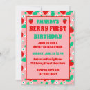 Search for pattern 1st birthday invitations Retro