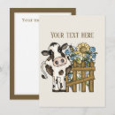 Search for cattle note cards Cute