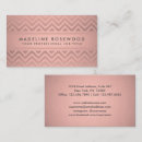 Search for rose gold foil business cards Beauty salon