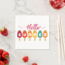 Search for hello summer napkins Ice cream