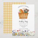 Search for teddy bear picnic birthday invitations Gingham