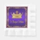 Search for crown napkins Purple