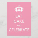 Search for keep calm birthday invitations Princess