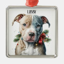Search for bull terrier christmas tree decorations Pittie