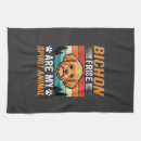 Search for bichon frise tea towels Puppy