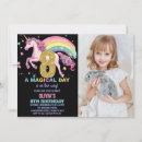 Search for the black unicorn invitations Girl