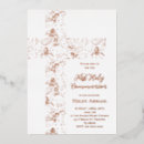 Search for rose gold first communion invitations Christian
