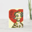 Search for old fashion valentines postcards Dog