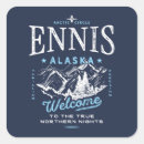 Search for alaska mountains stickers Vintage