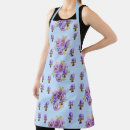 Search for blue pansy aprons For her