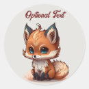 Search for cute cartoon fox stickers Wildlife