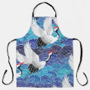 Search for japanese crane aprons Illustration