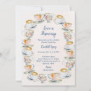 Search for bridal breakfast invitations Love is brewing