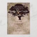 Search for oak tree wedding invitations Fall