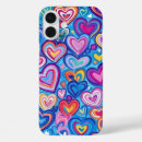 Search for rainbows iphone cases Hearts