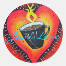 Search for valentine coffee stickers Red