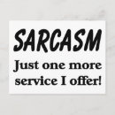Search for sarcasm postcards Rude