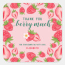 Search for berry thank you stickers Cute