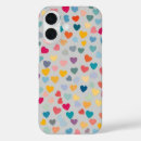 Search for pastel hearts iphone cases Modern
