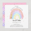 Search for rainbow invitations Gold