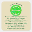 Search for irish blessing stickers Clover