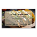 Search for tacos business cards Food