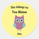 Search for purple and yellow stickers For kids