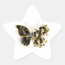 Search for black butterfly stickers Gold