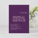 Search for purple bridal shower invitations Simple