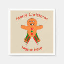 Search for gingerbread man napkins Cute