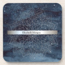 Search for navy blue and silver coasters For her