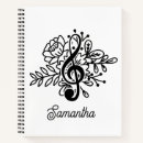 Search for music notebooks Flowers