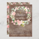 Search for blush pink christening invitations Floral