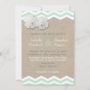 Search for sand dollar wedding invitations Burlap