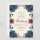 Search for crimson wedding invitations Elegant