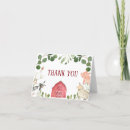 Search for farm animal thank you cards Baby shower